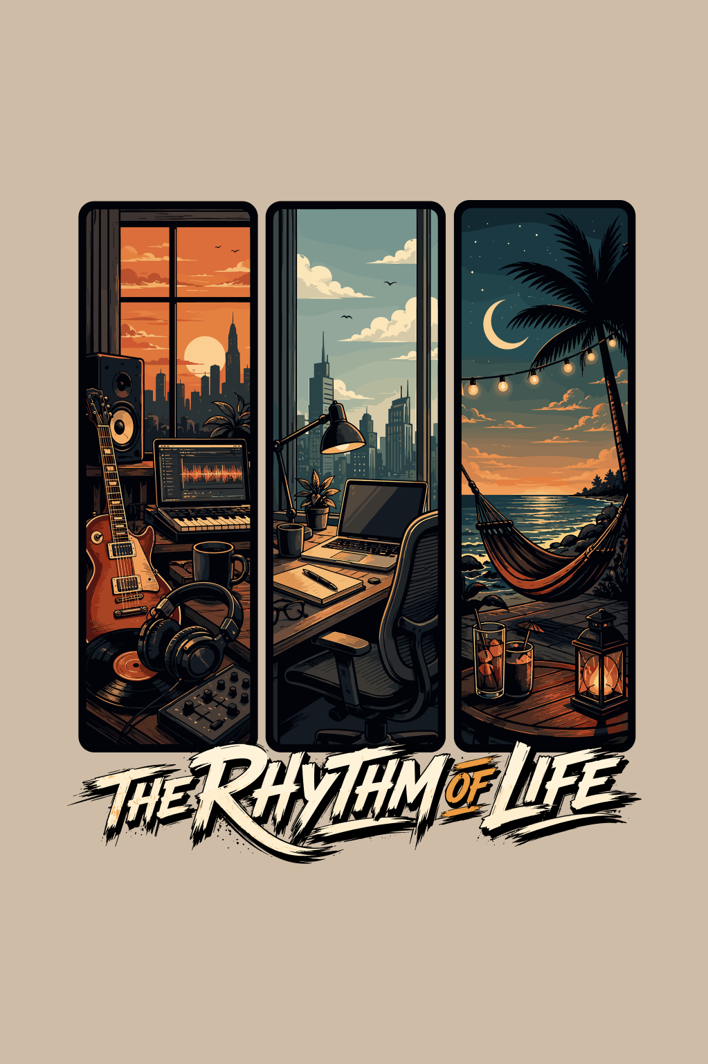 Rhythm Of Life Oversized T-shirt