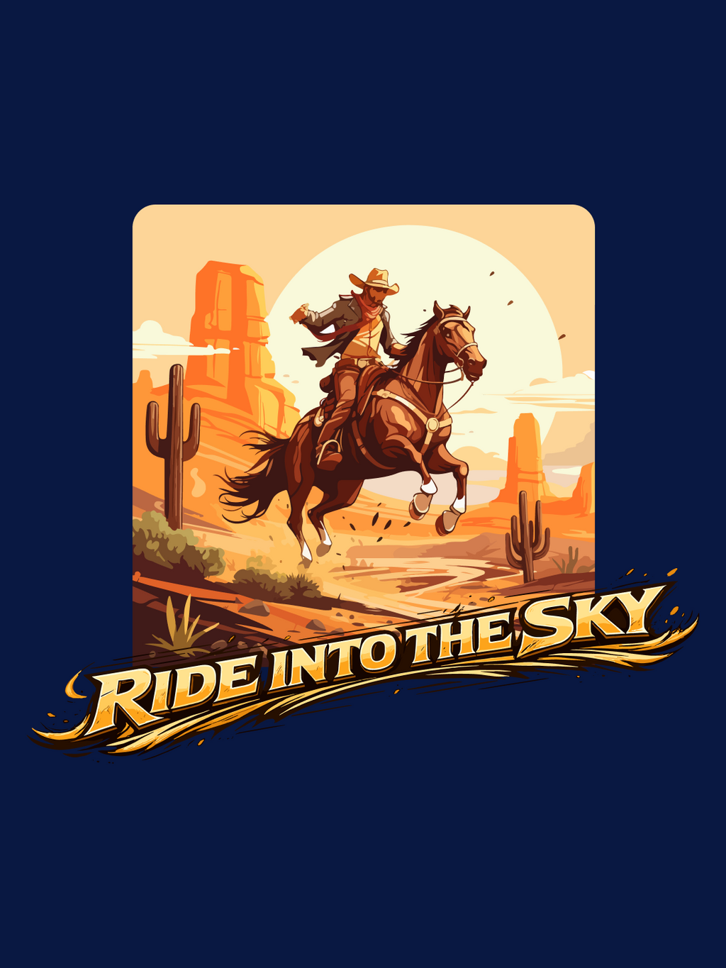 Ride Into The Sky Regular Fit T-Shirt