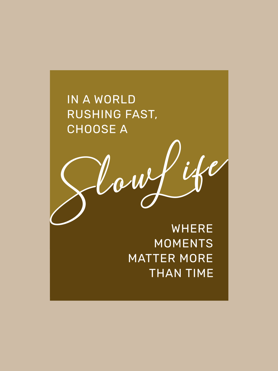 Slow Life Oversized T-Shirt