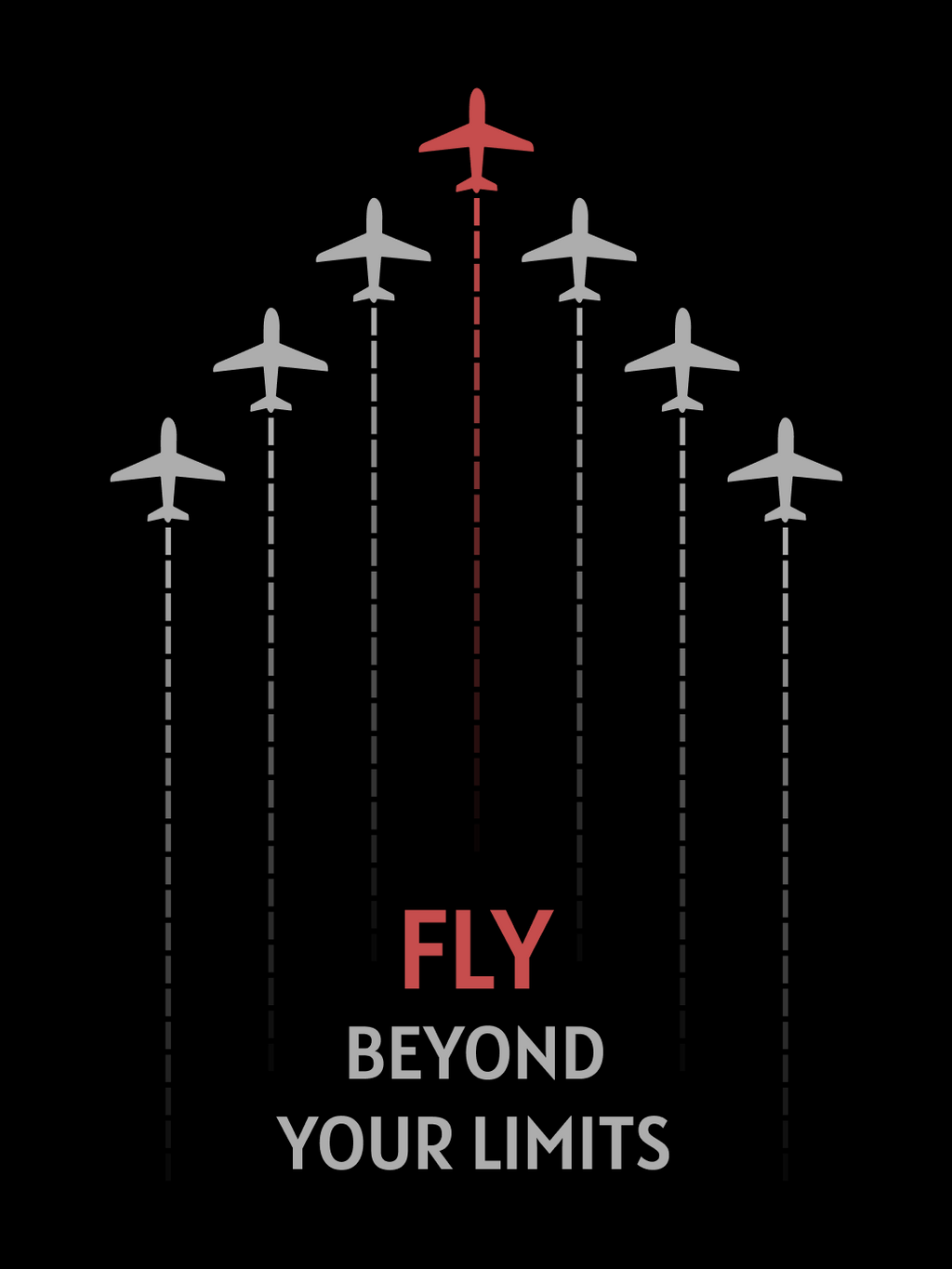 Fly Beyond Your Limits Regular Fit T-Shirt