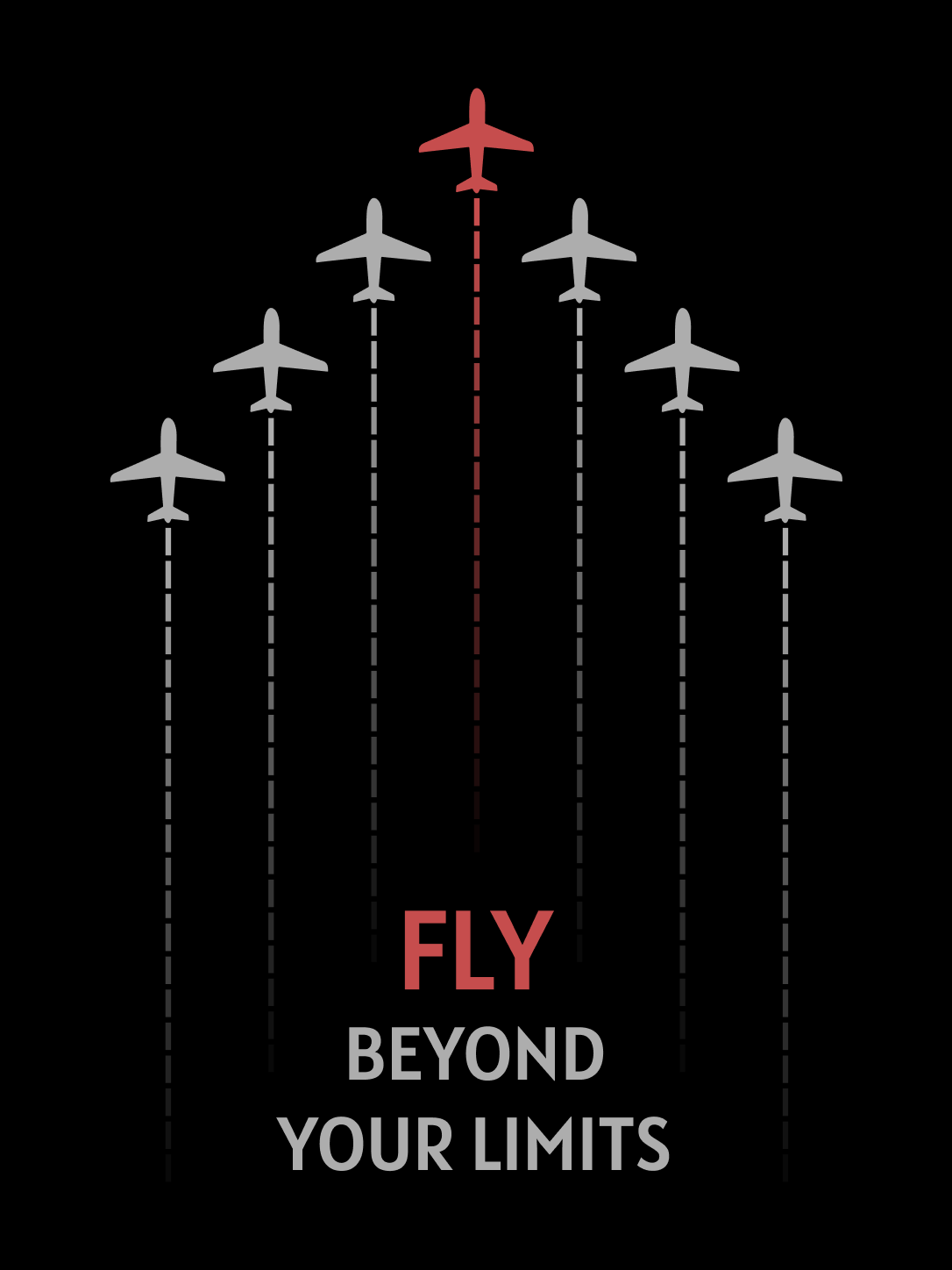 Fly Beyond Your Limits Regular Fit T-Shirt