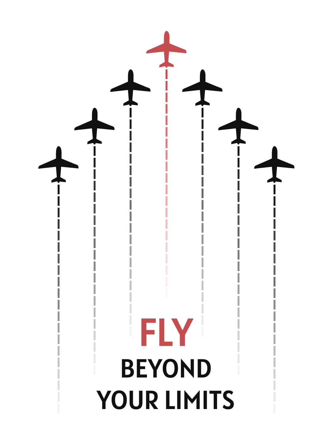 Fly Beyond Your Limits Regular Fit T-Shirt