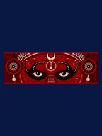 Eyes of Theyyam Oversized T-shirt