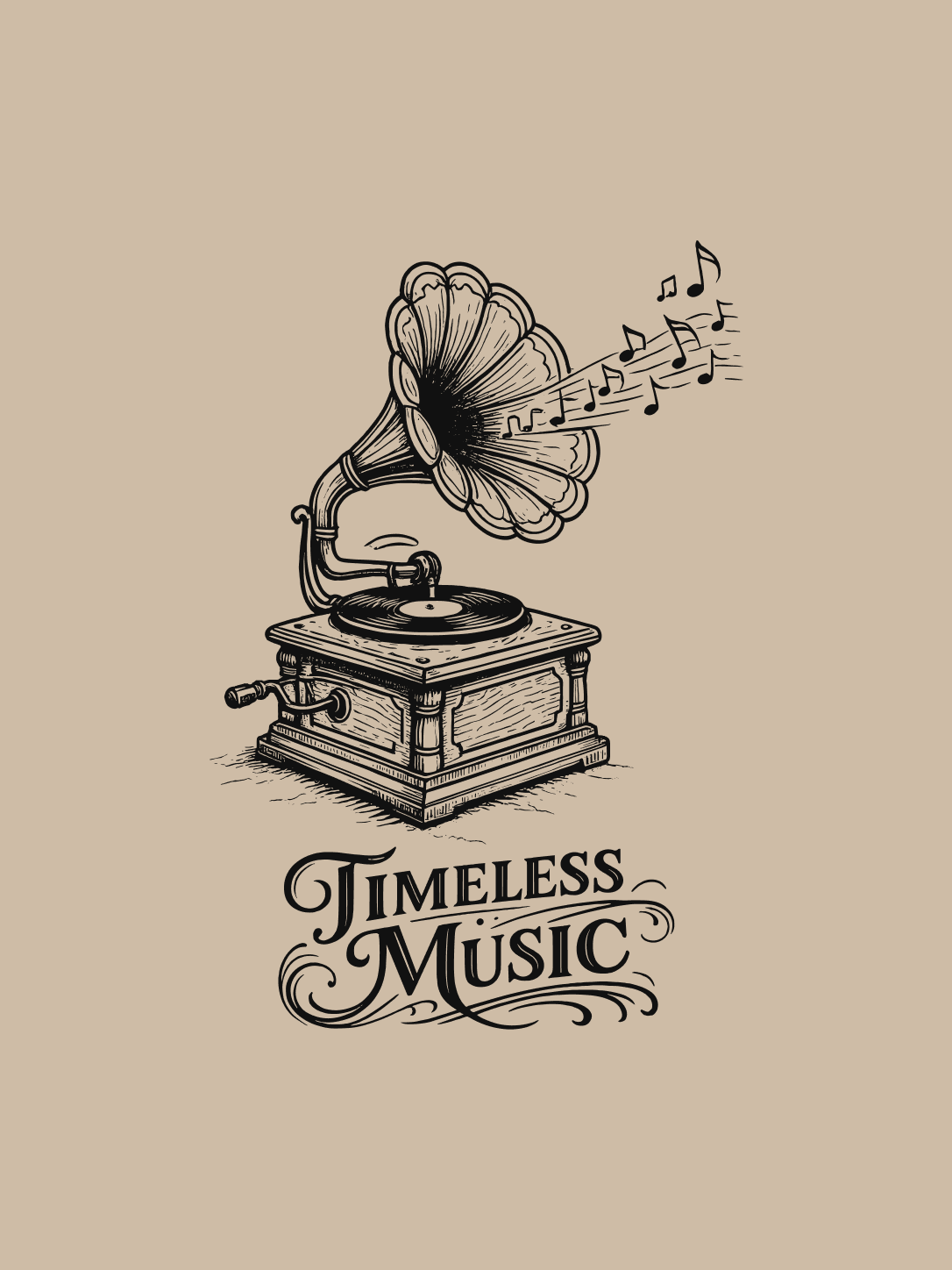 Timeless Music Oversized T-Shirt
