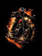 Midnight Rider Regular Fit T-Shirt