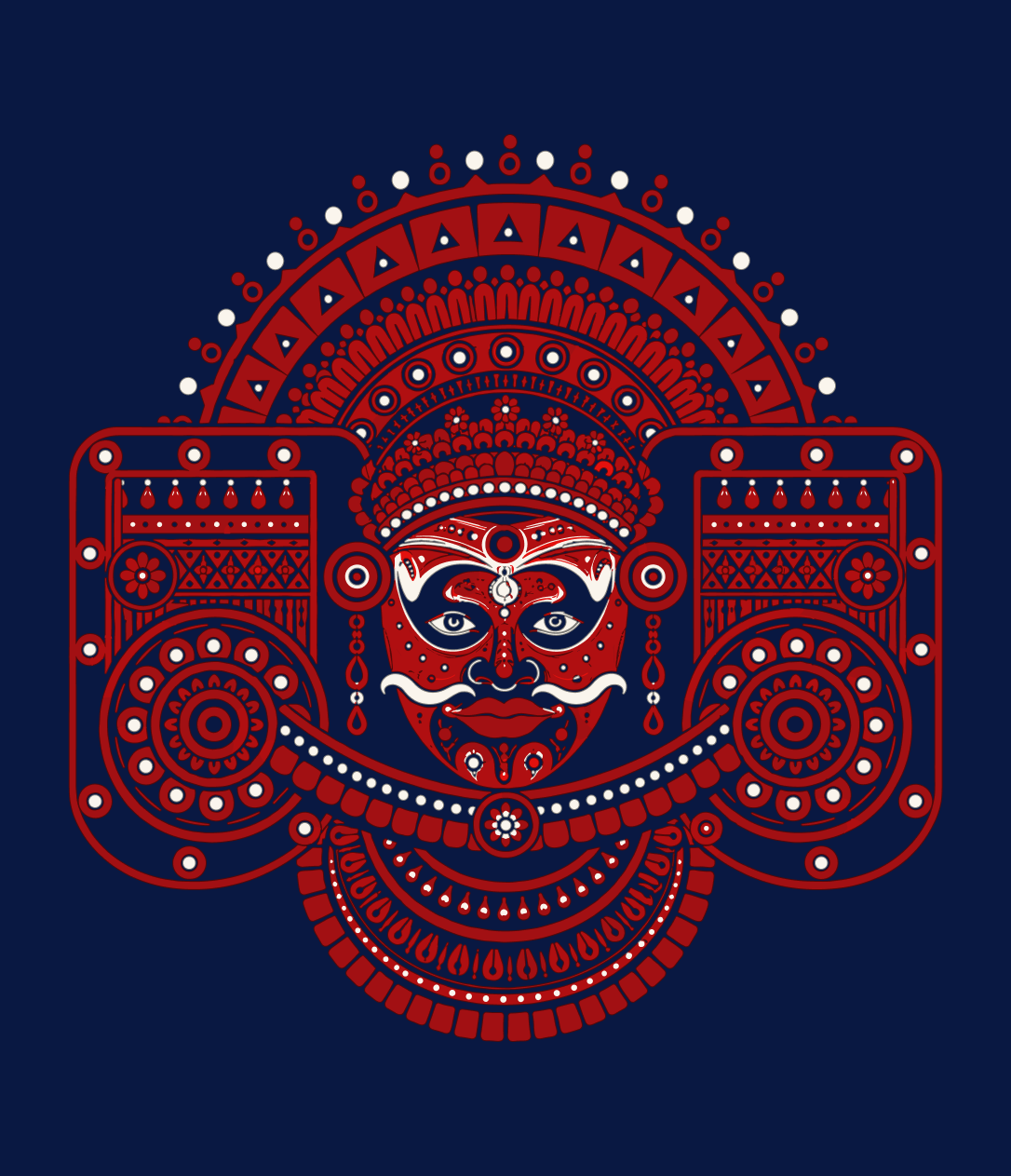Theyyam Crest Regular Fit T-shirt