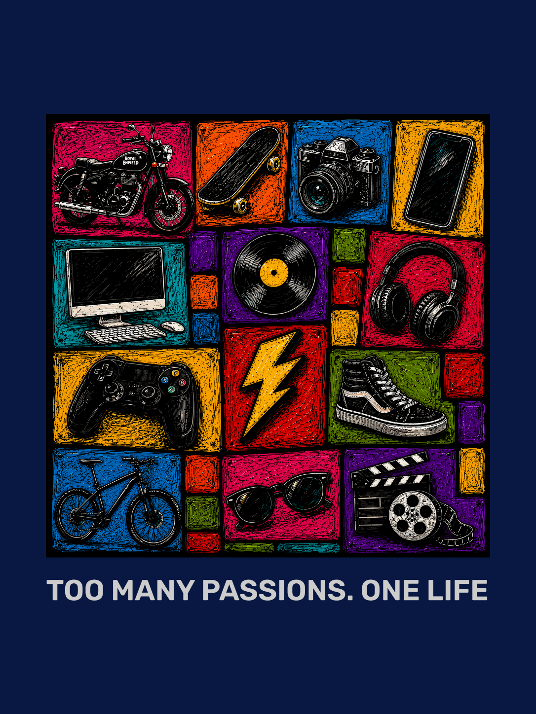 Too Many Passions Regular Fit T-shirt