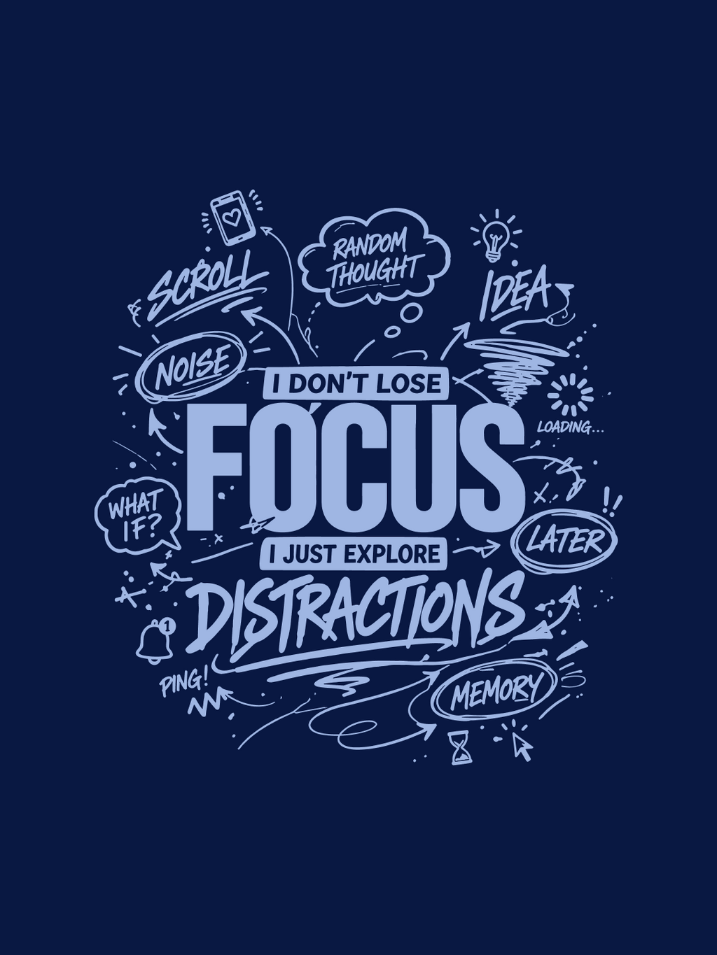 Exploring Distractions Oversized T-Shirt