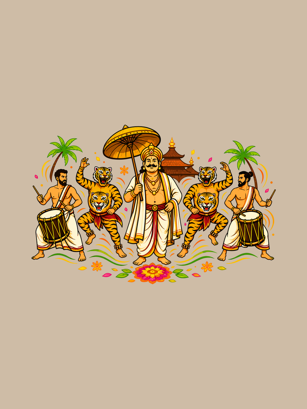 Onam Vibes Oversized T-shirt