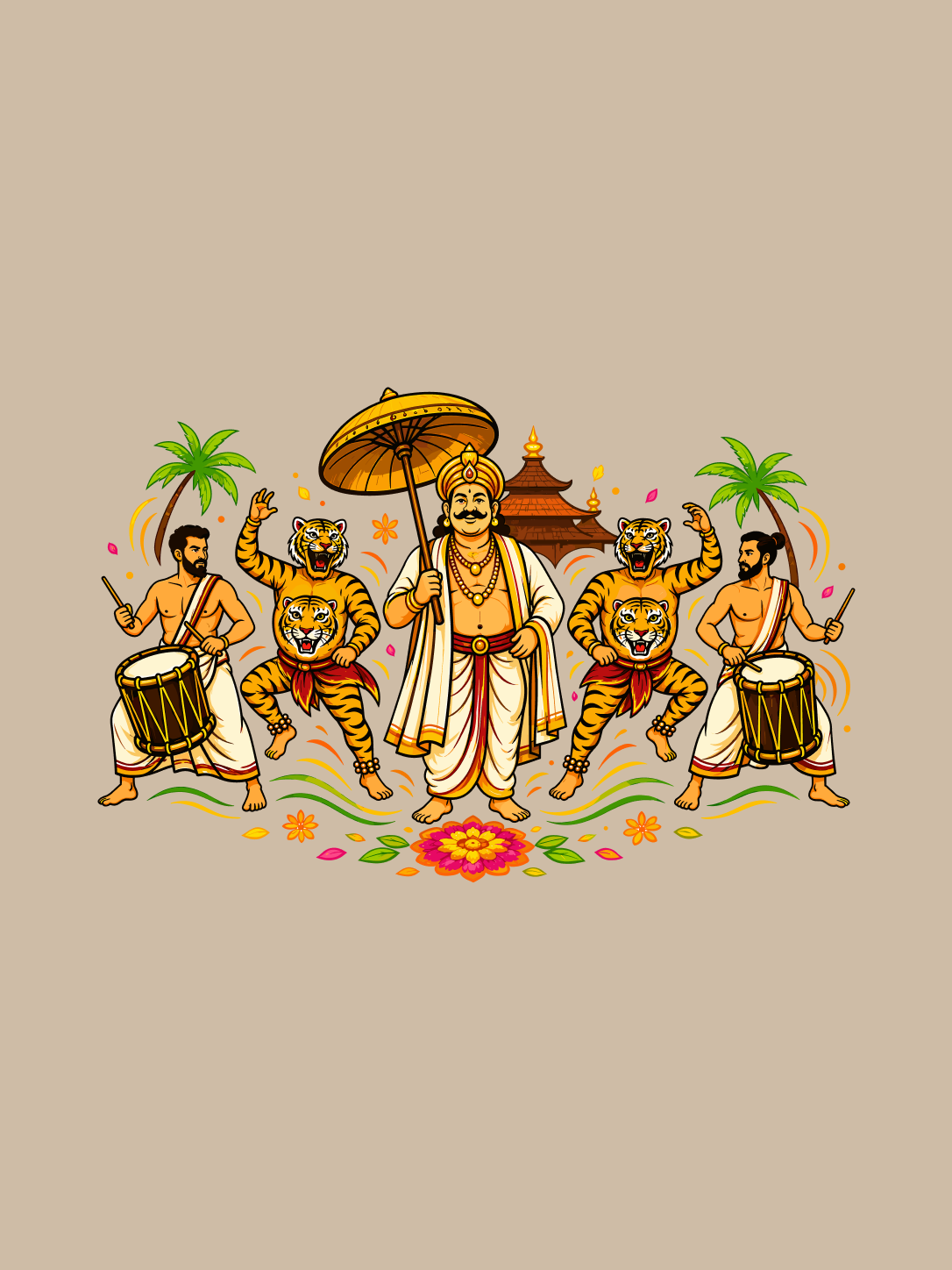 Onam Vibes Oversized T-shirt