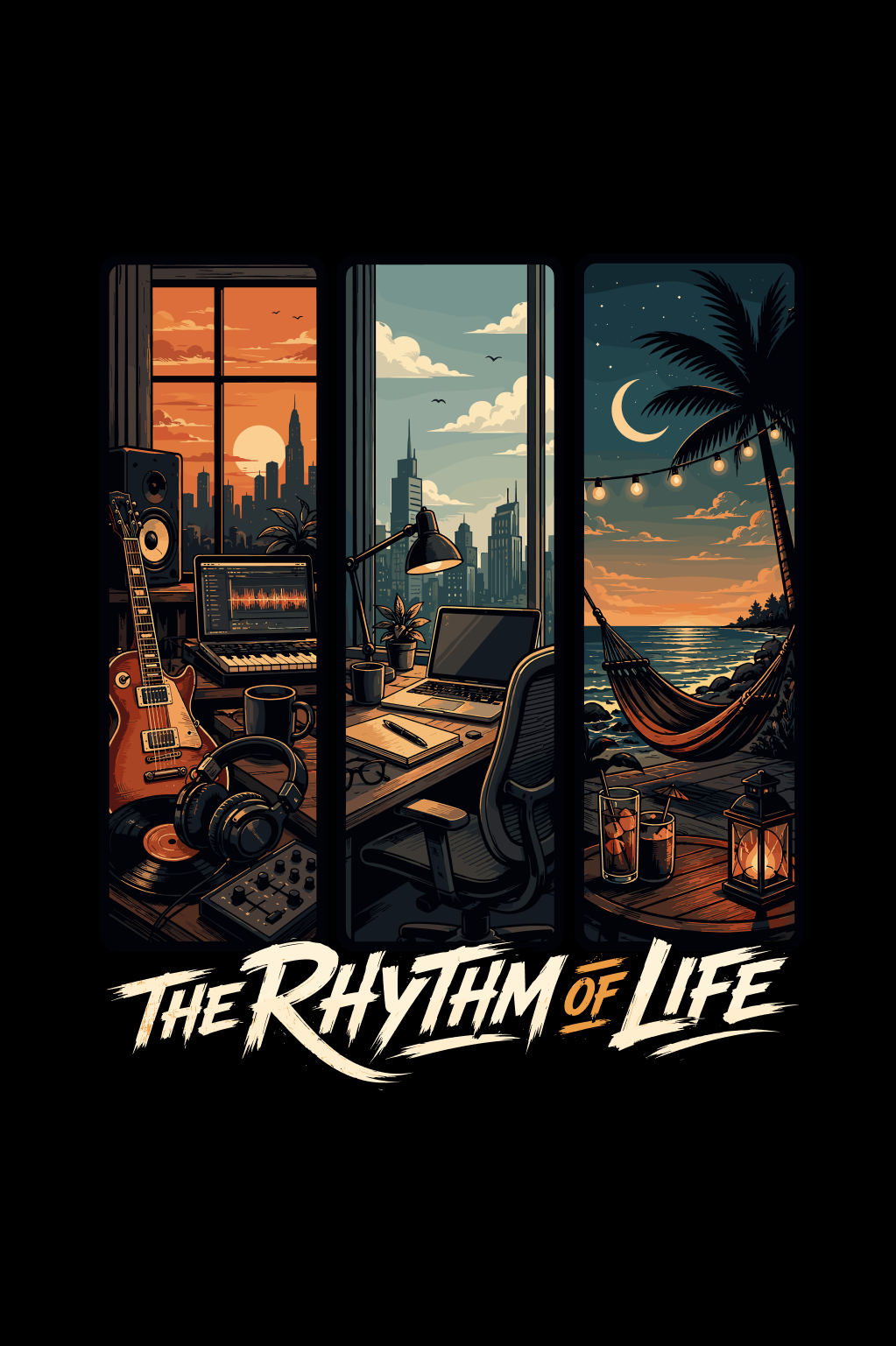 Rhythm Of Life Oversized T-shirt