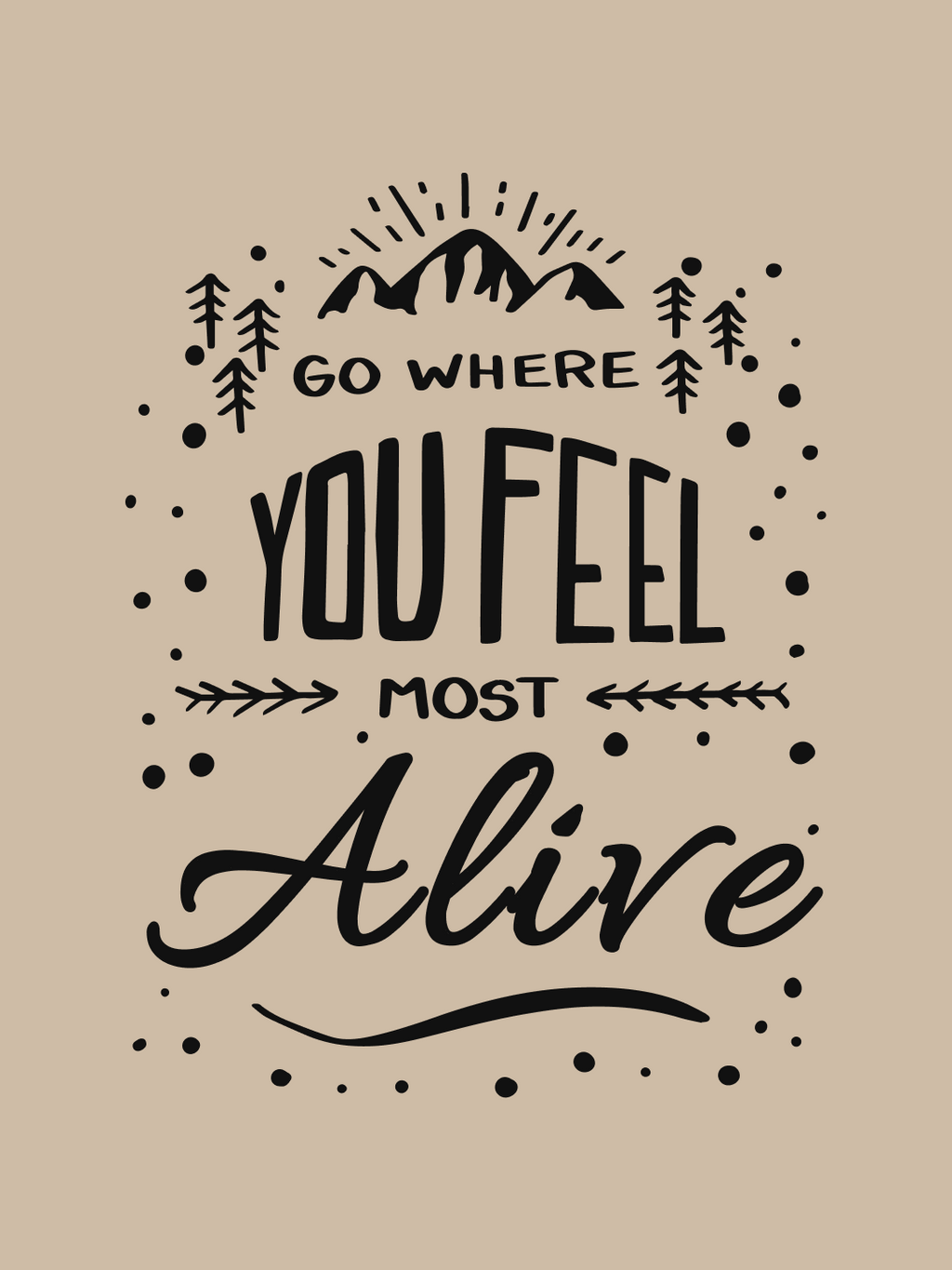 Where You Feel Alive Regular fit T-Shirt