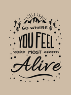 Where You Feel Alive Regular fit T-Shirt