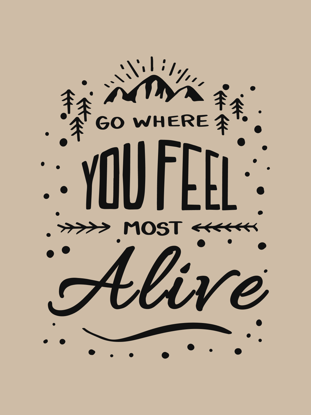 Where You Feel Alive Regular fit T-Shirt