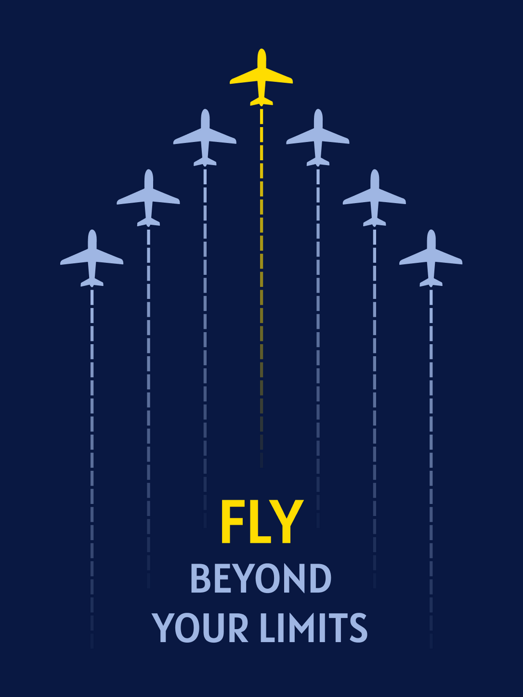 Fly Beyond Your Limits Regular Fit T-Shirt