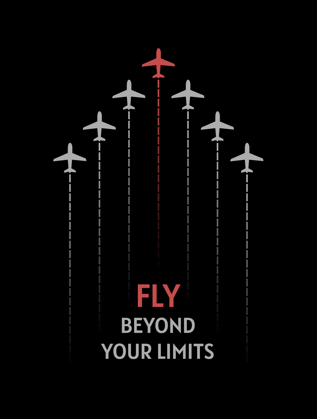 Fly Beyond Your Limits Oversized T-Shirt
