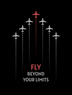 Fly Beyond Your Limits Oversized T-Shirt