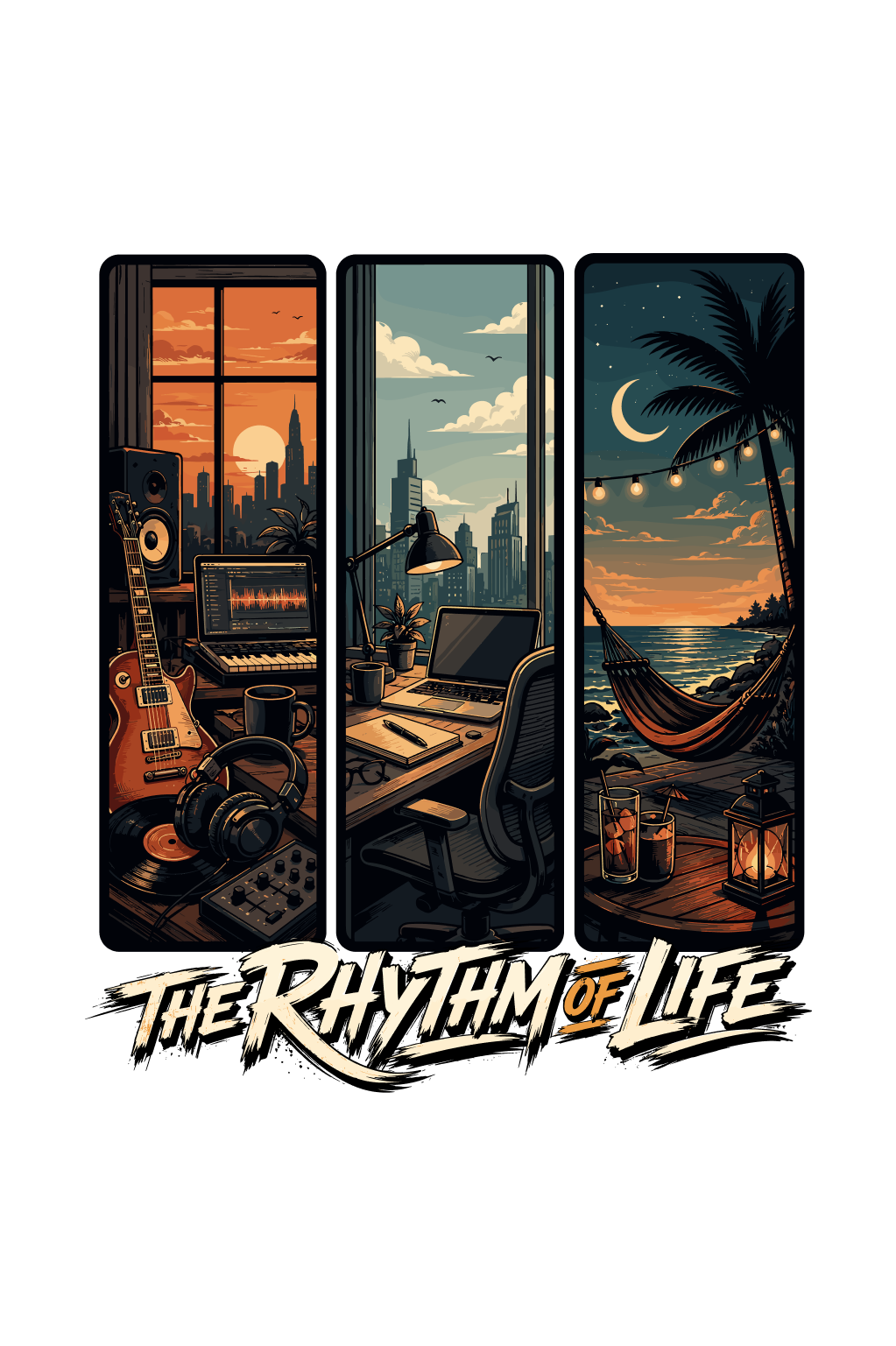 Rhythm Of Life Oversized T-shirt