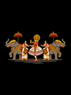 Kathakali Melam Oversized T-shirt