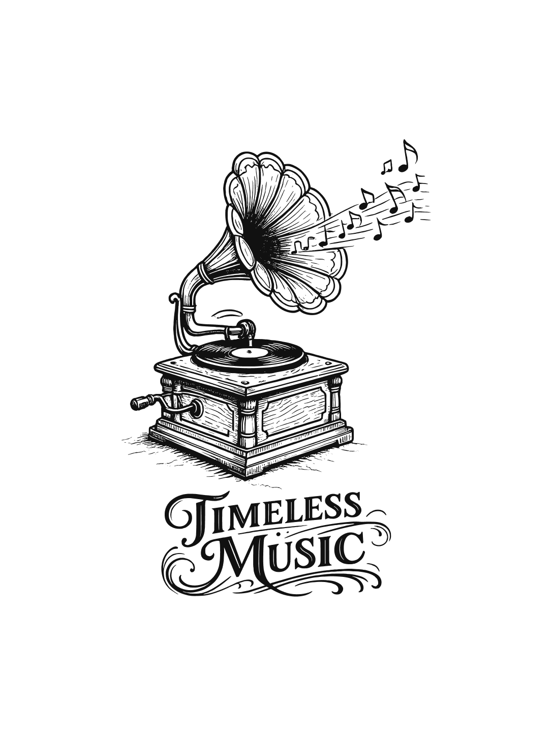 Timeless Music Oversized T-Shirt