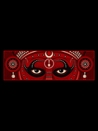 Eyes of Theyyam Oversized T-shirt