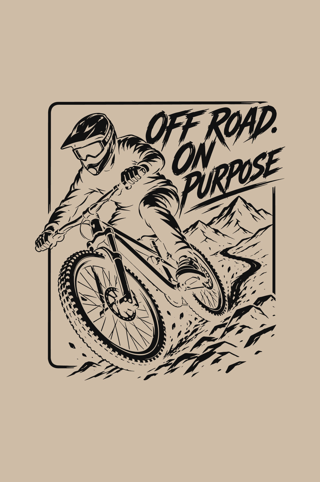 Off Road On Purpose Oversized T-shirt
