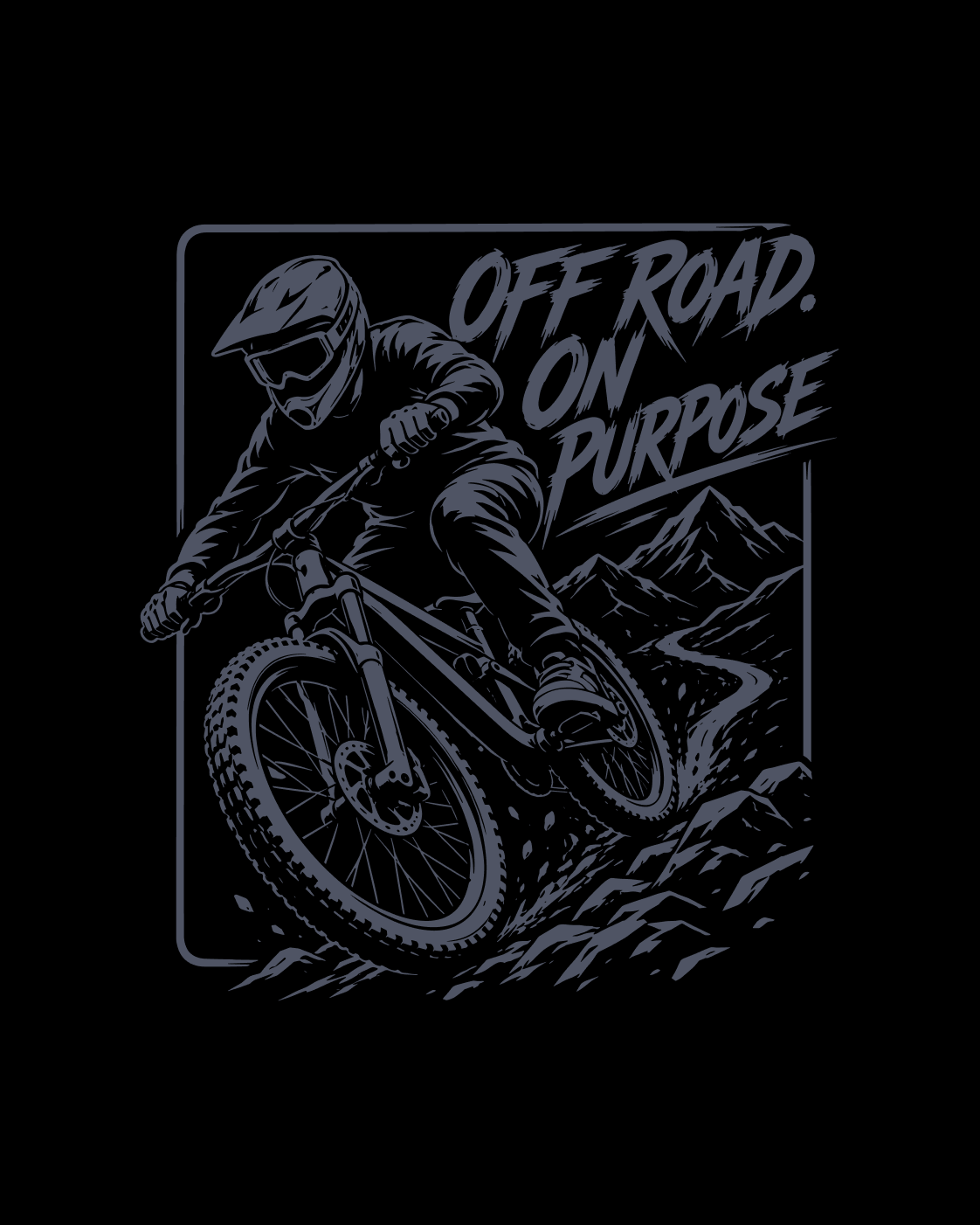 Off Road On Purpose Oversized T-shirt