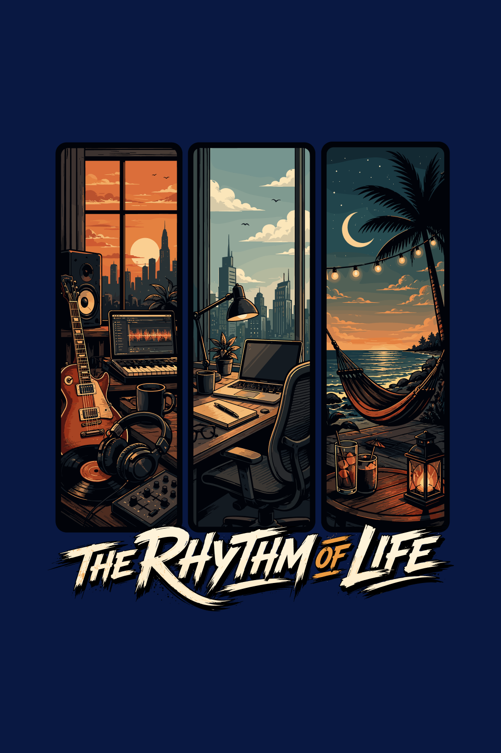 Rhythm Of Life Oversized T-shirt