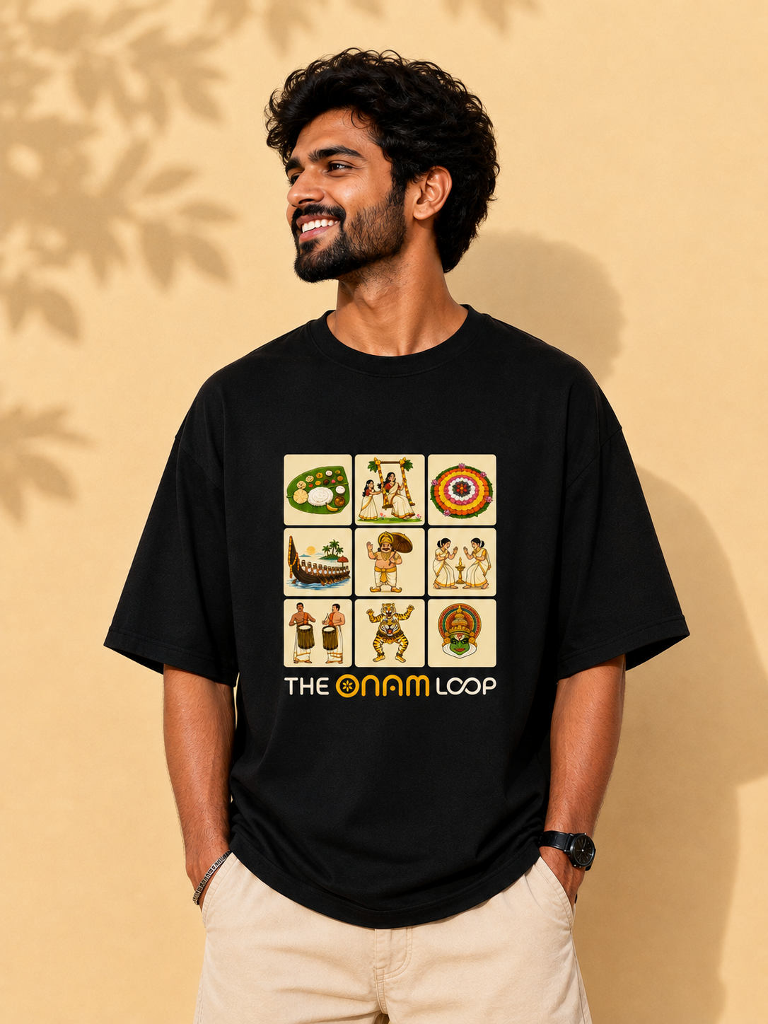 The Onam Loop Oversized T-shirt