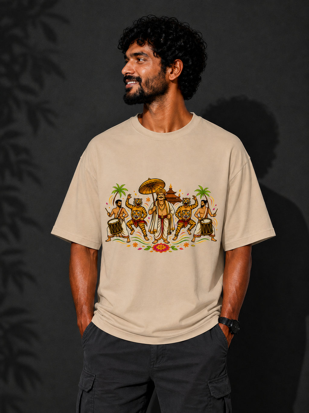 Onam Vibes Oversized T-shirt