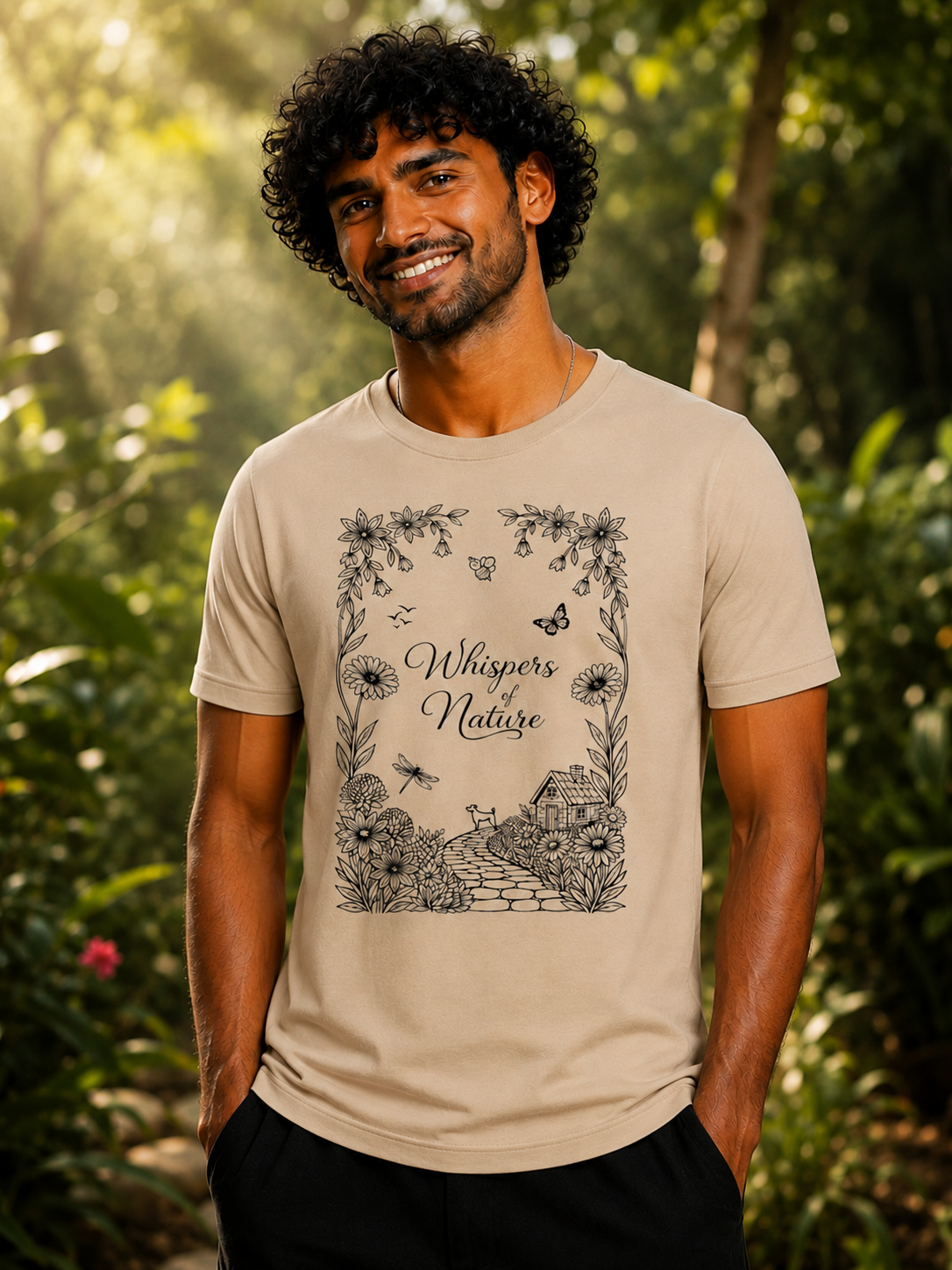 Whispers of Nature Regular Fit T-Shirt