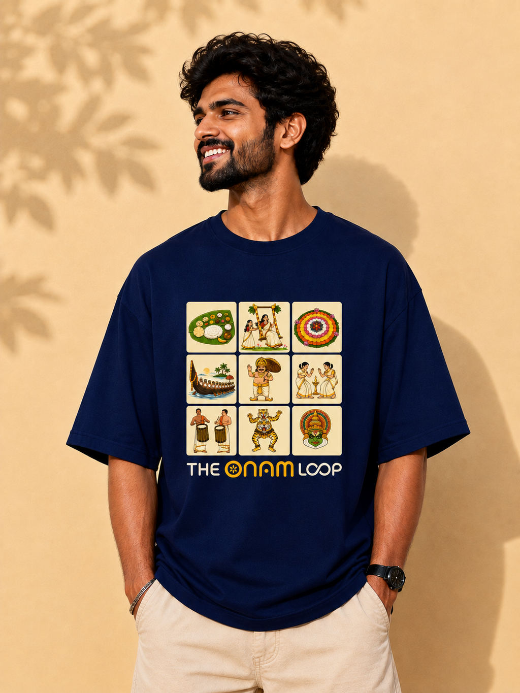 The Onam Loop Oversized T-shirt