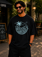 Coastal Lines Oversized T-Shirt