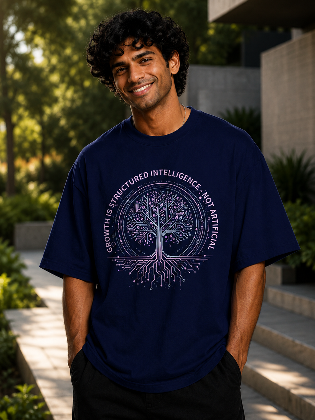Structured Intelligence Oversized T-Shirt