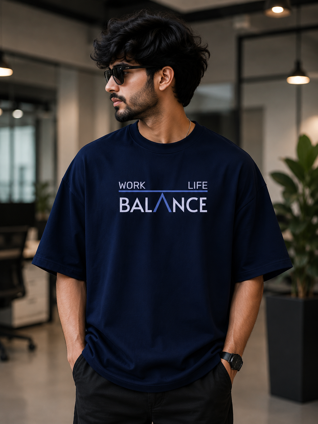 Work Life Balance Oversized T-shirt