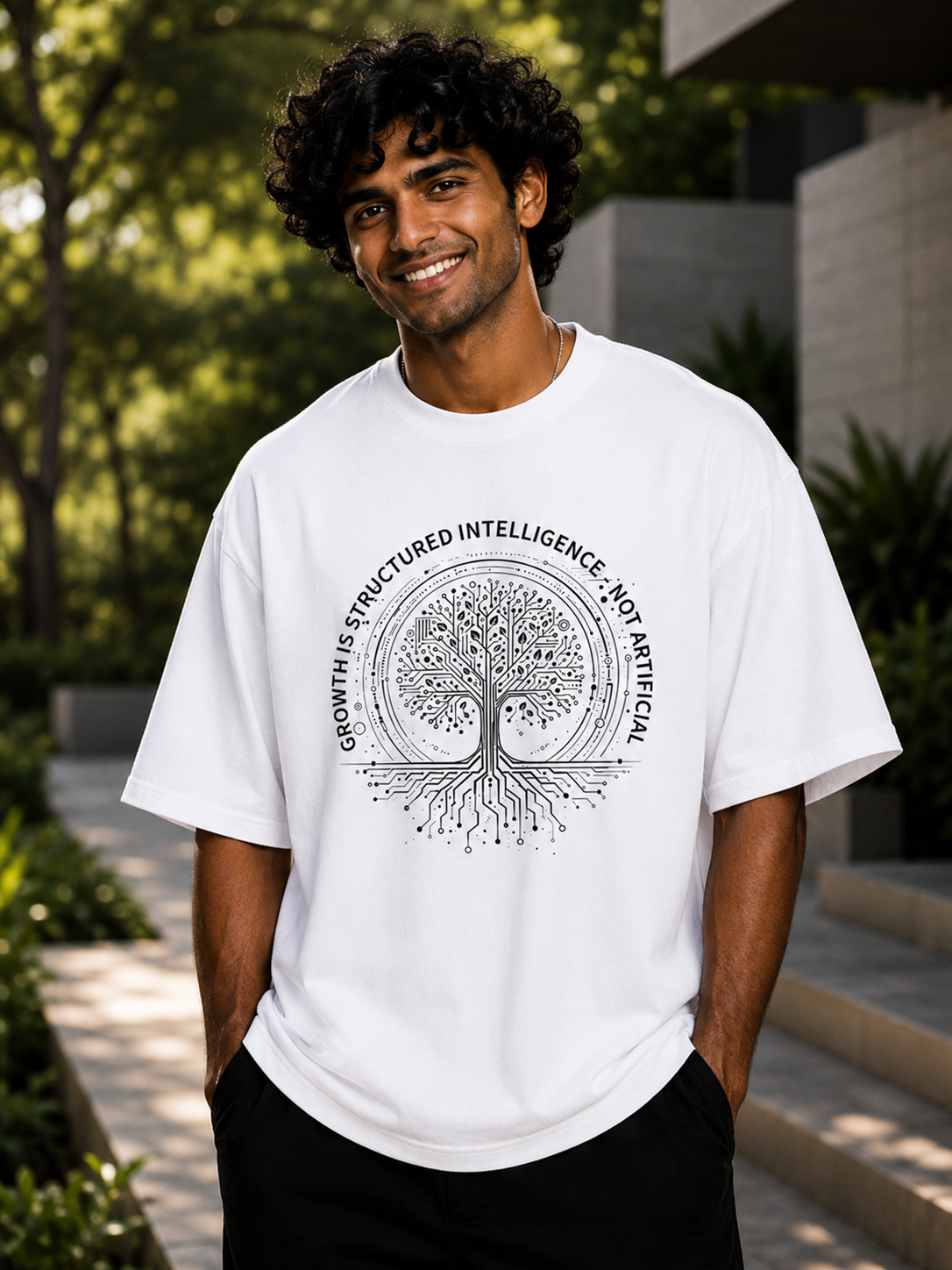 Structured Intelligence Oversized T-Shirt