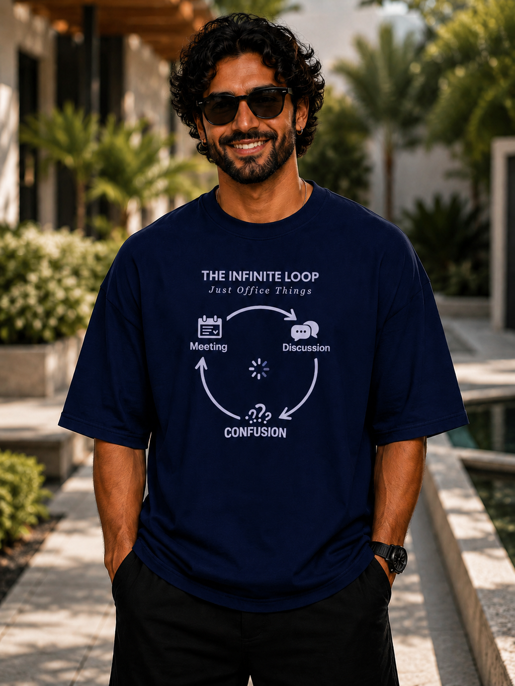 The Infinite Loop Oversized T-Shirt