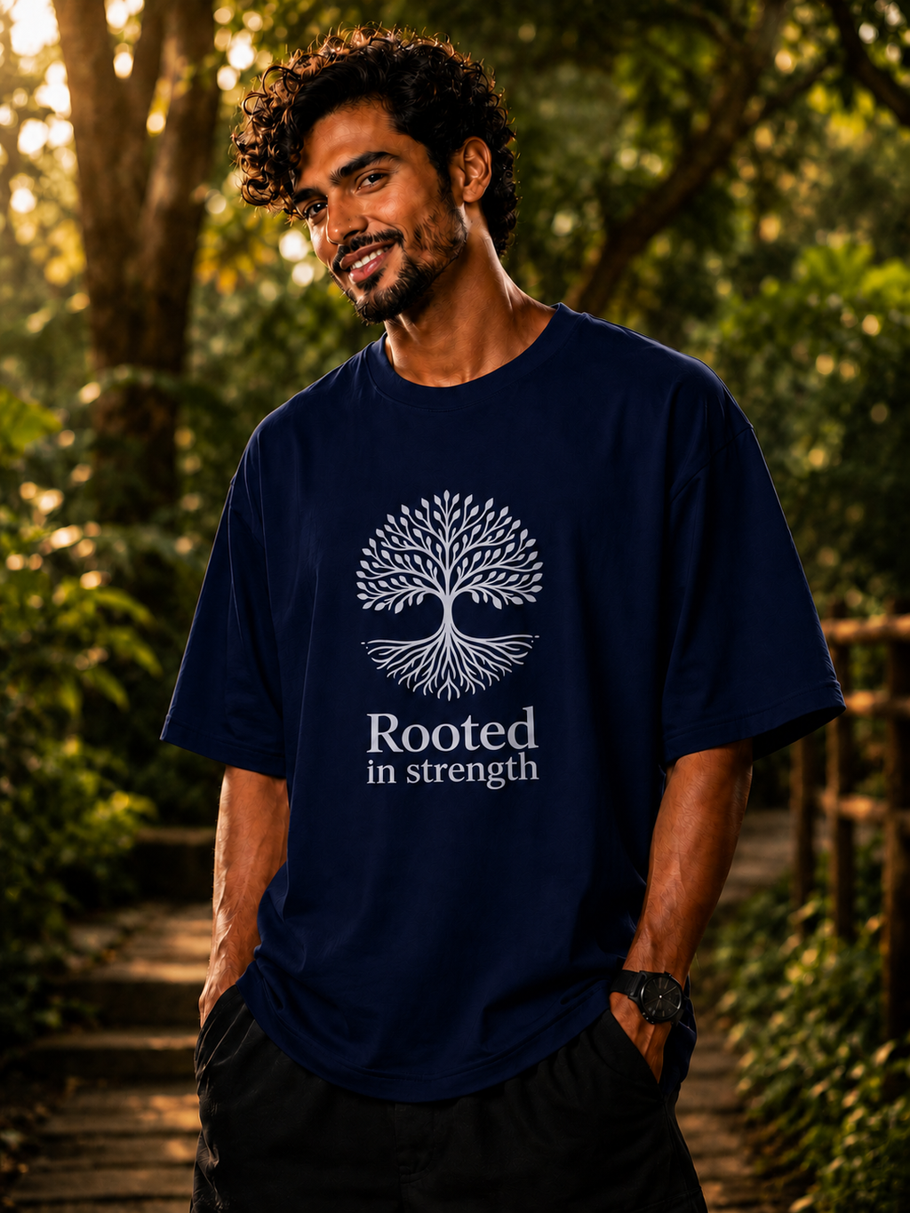 Rooted in Strength Oversized T-Shirt