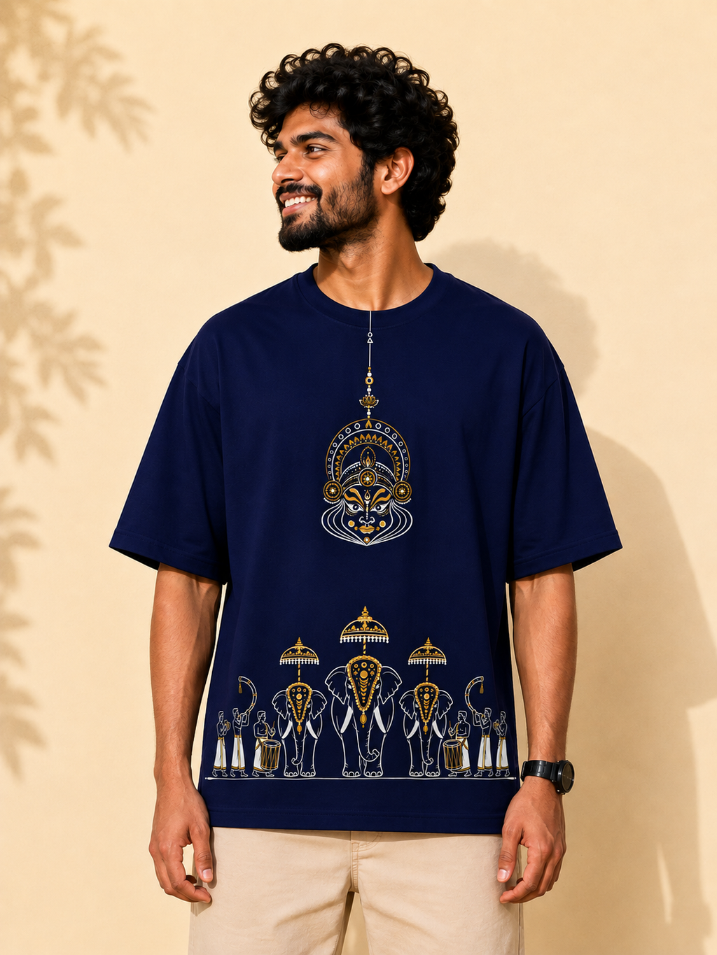 Pooram Symphony Oversized T-shirt