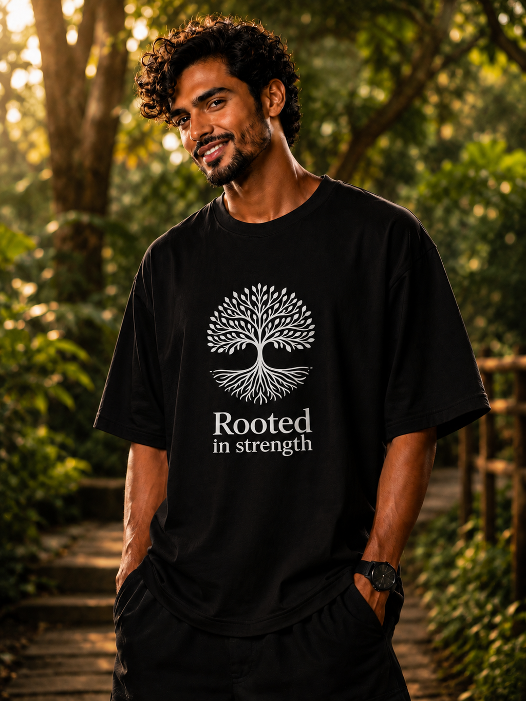 Rooted in Strength Oversized T-Shirt