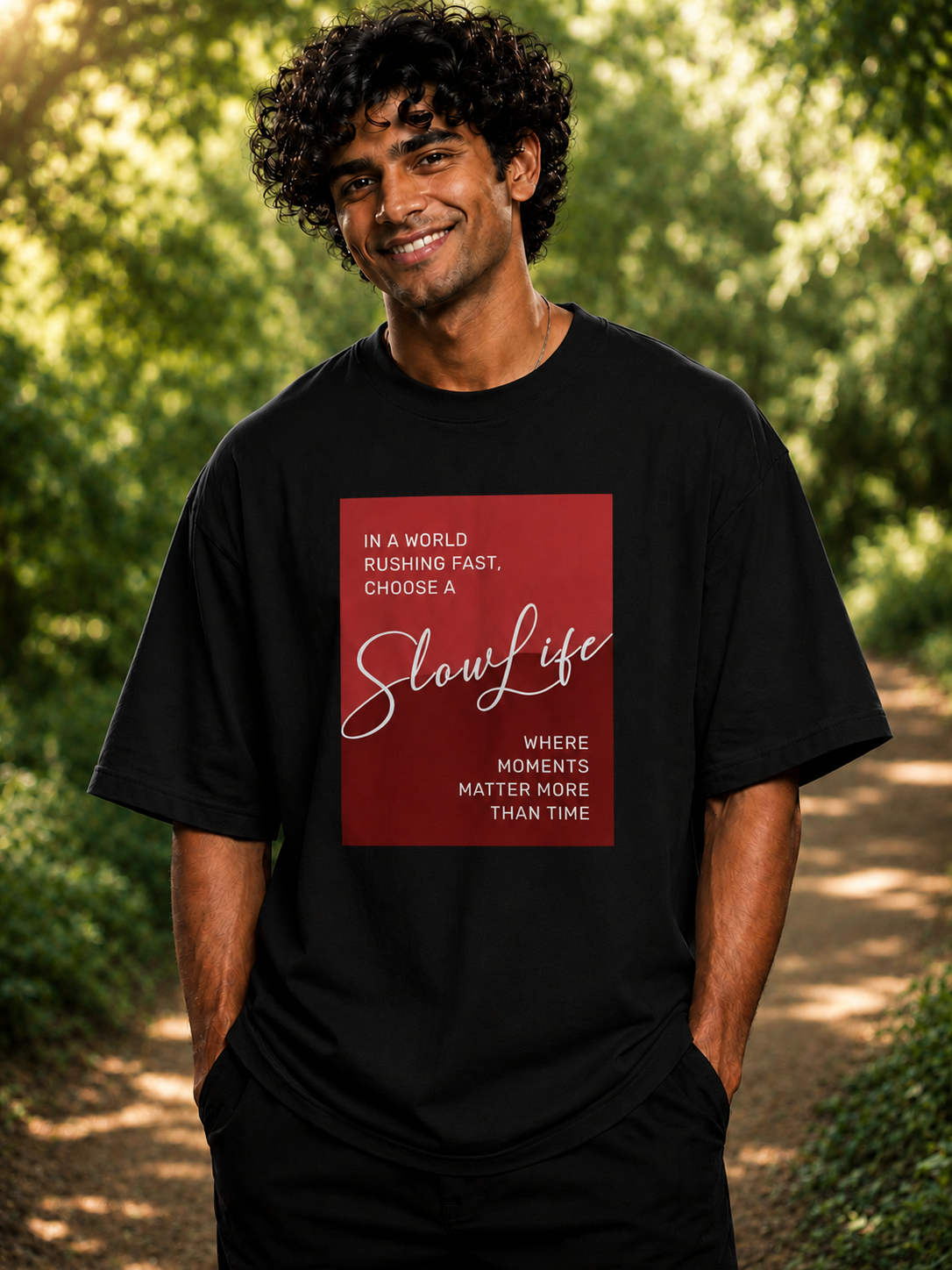 Slow Life Oversized T-Shirt