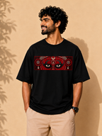 Eyes of Theyyam Oversized T-shirt
