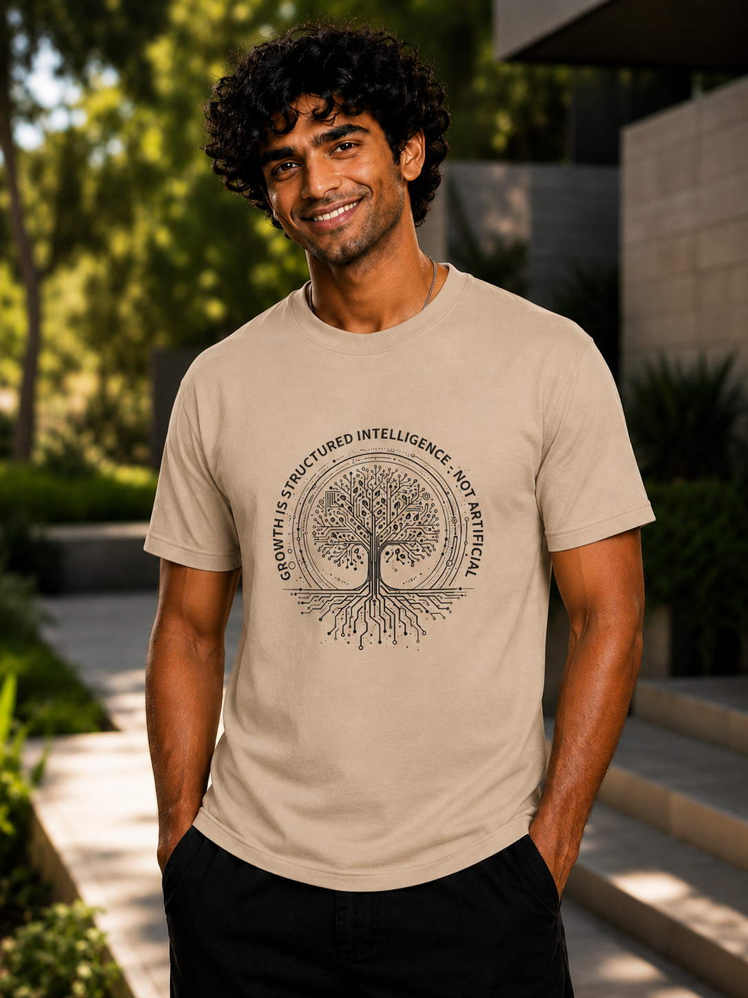 Structured Intelligence Regular Fit T-Shirt