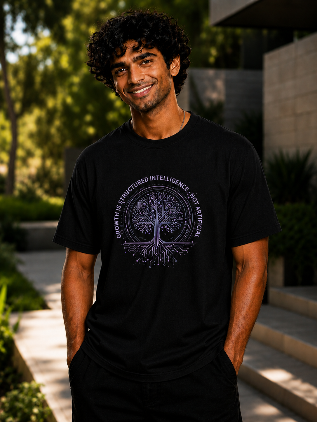Structured Intelligence Regular Fit T-Shirt