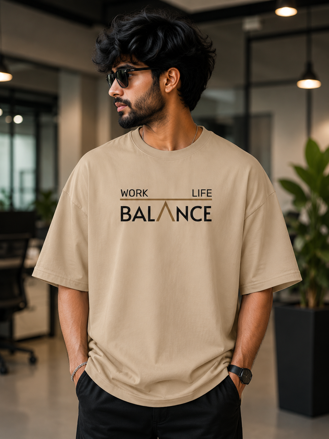 Work Life Balance Oversized T-shirt
