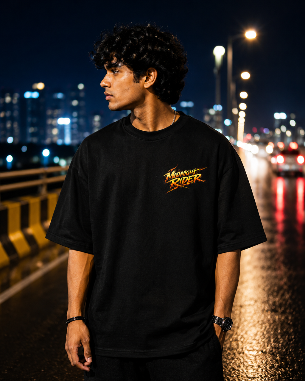Midnight Rider Oversized T-Shirt