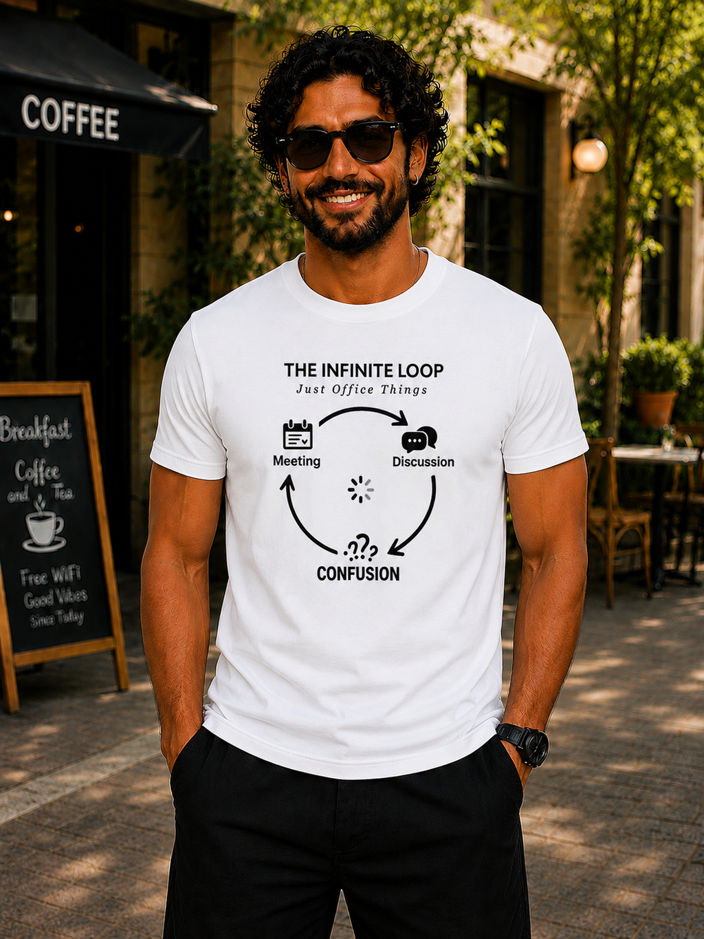The Infinite Loop Regular Fit T-Shirt