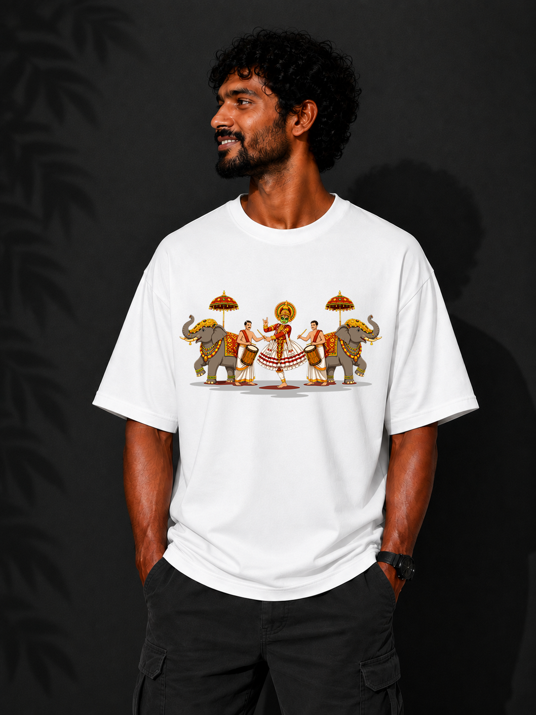 Kathakali Melam Oversized T-shirt