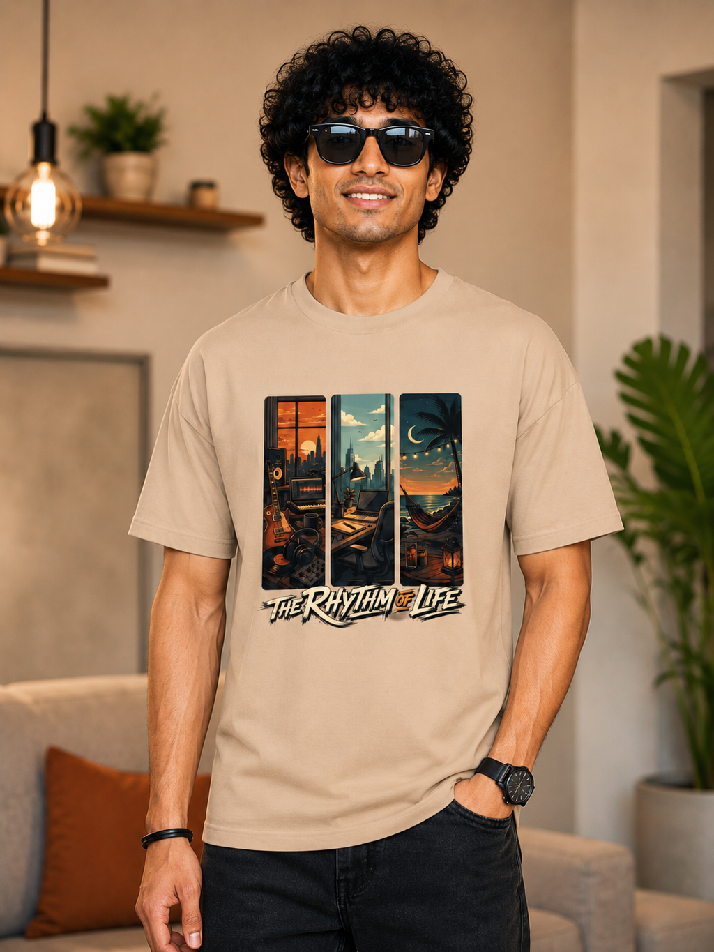 Rhythm Of Life Regular Fit T-shirt
