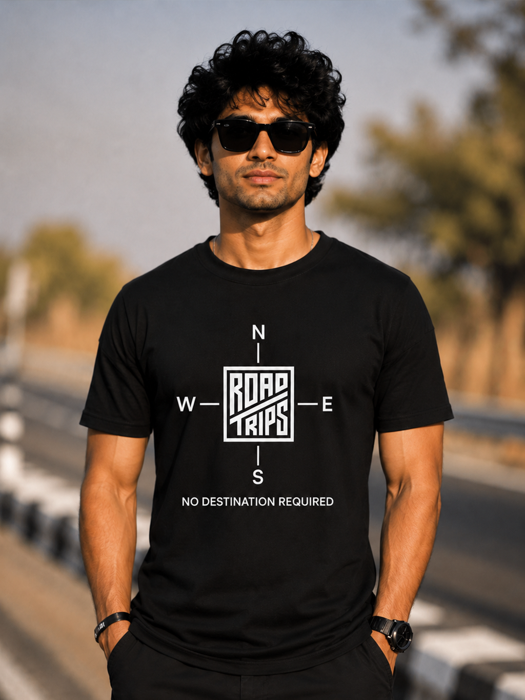 Road Trips Regular Fit T-shirt